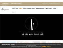 Tablet Screenshot of poseidoniabeachclub.it